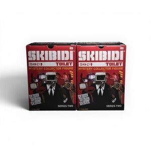 SKIBIDI Toilet Mystery Collector Figure Series Two - Red Box (Set of 2)